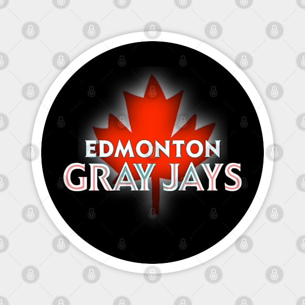 Canadian Jay Magnet by Gray Jays Baseball Club